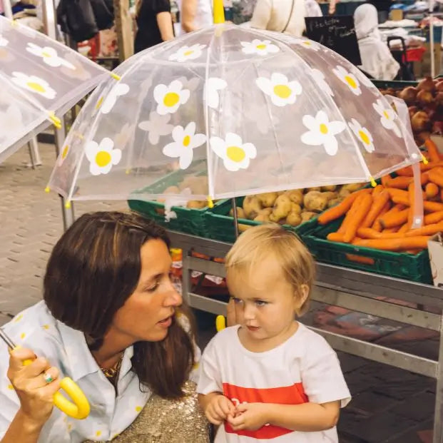 White Flower Umbrella, Adult
