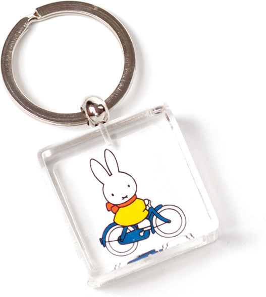 Miffy Keychain ''Miffy Riding a Bike'' – lucky lemon club