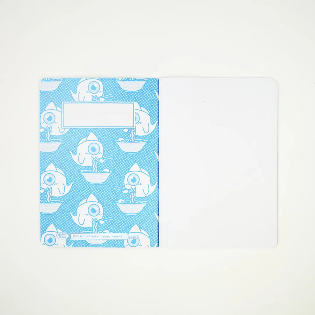 ''Yû Eating Ramen'' Notebook, 64 Pages