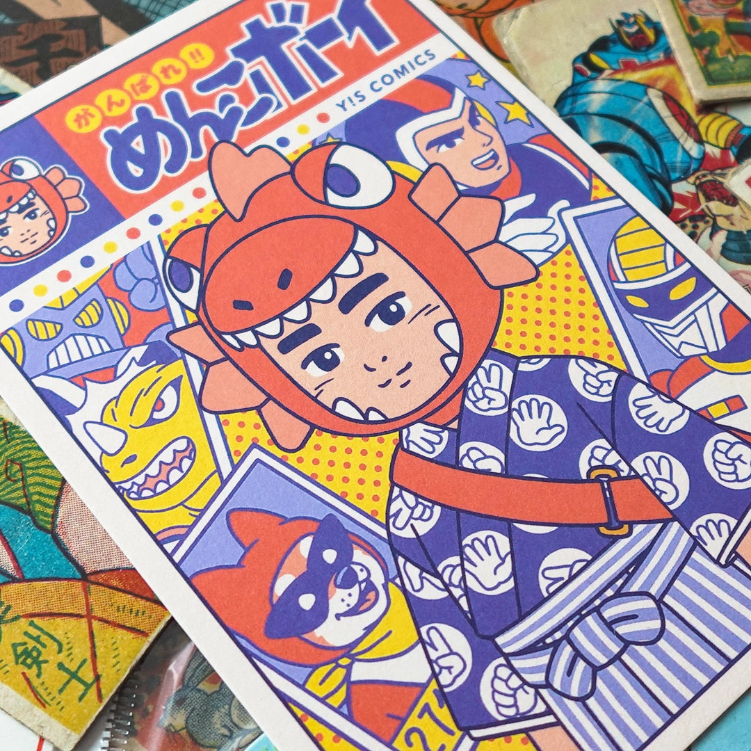 ''Ganbare! Menko Boy - Vol.4'' Postcard