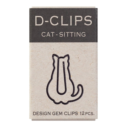 D-Clips Mini „Katze sitzend“
