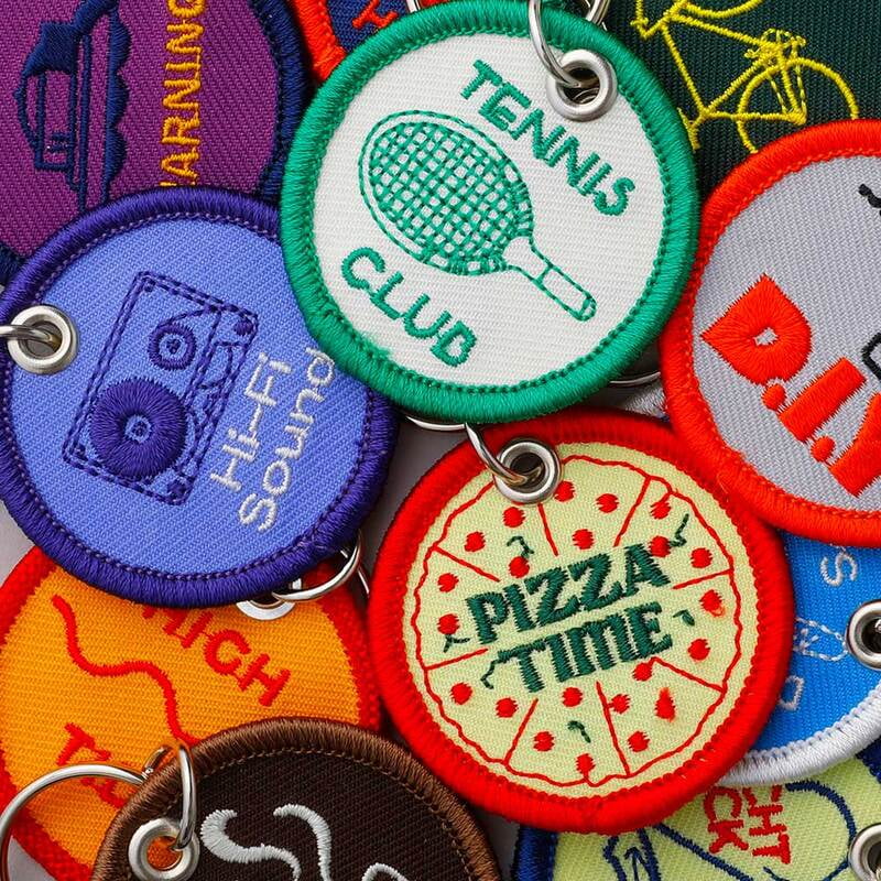 Stitchwork Keychain ''Pizza Time'' – lucky lemon club