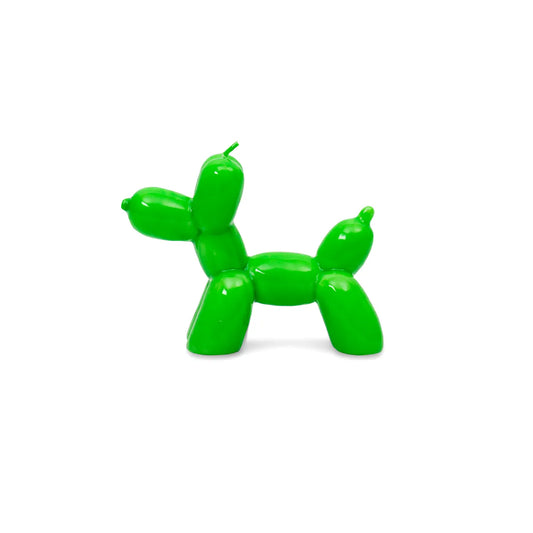 Balloon Dog Candle ''Green''