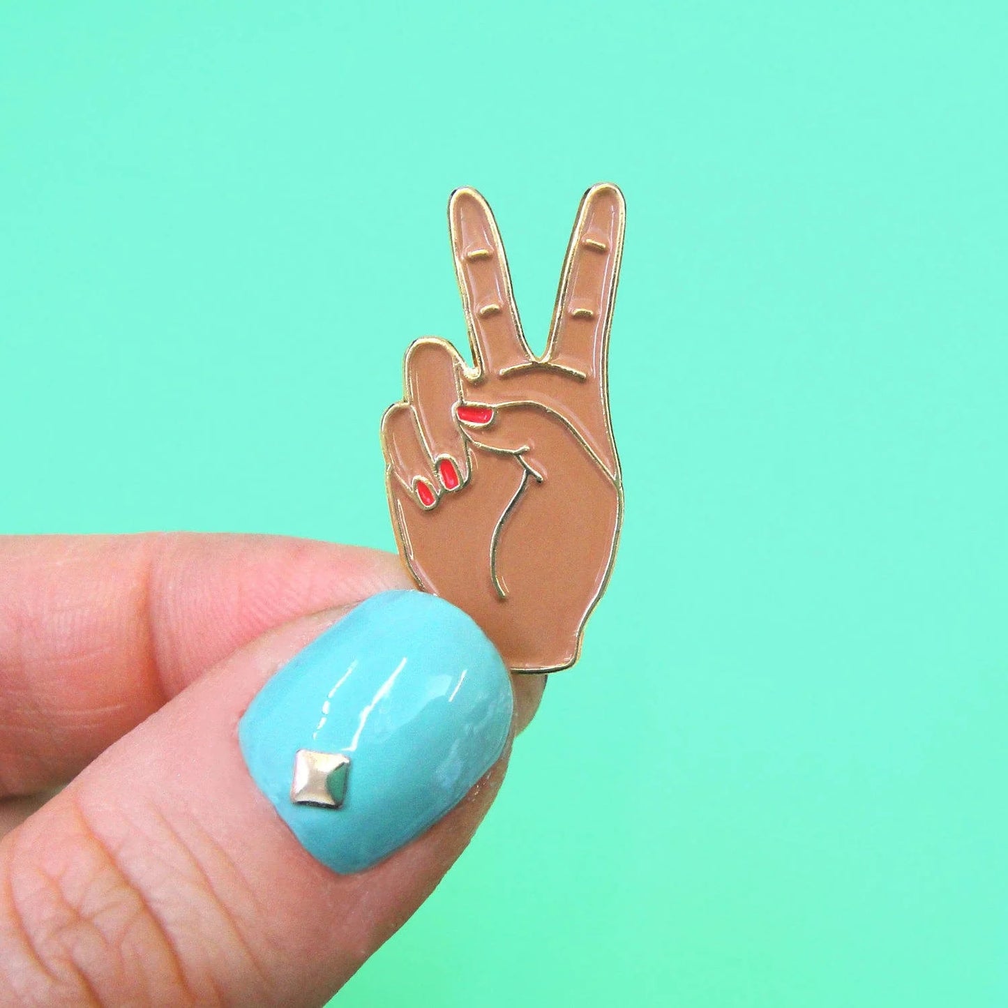 Enamel Pin ''Peace Out - Black''