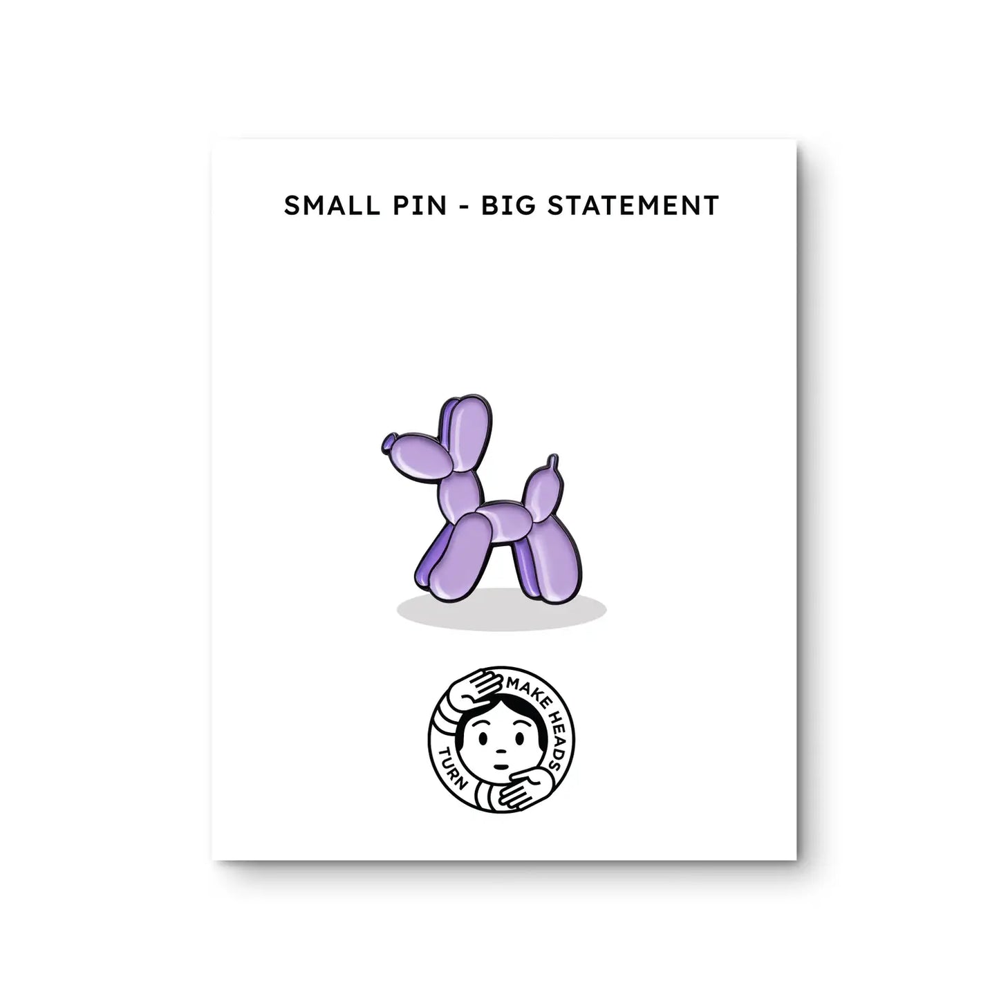 Emaille Pin ''Ballonhund''