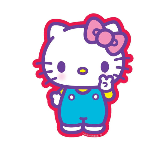 ''Hello Kitty Peace Sign'', Vinyl Sticker