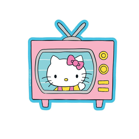 ''Hello Kitty Peace TV Star'', Vinyl Sticker