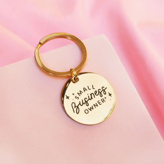 Key Ring ''Small Business Owner''