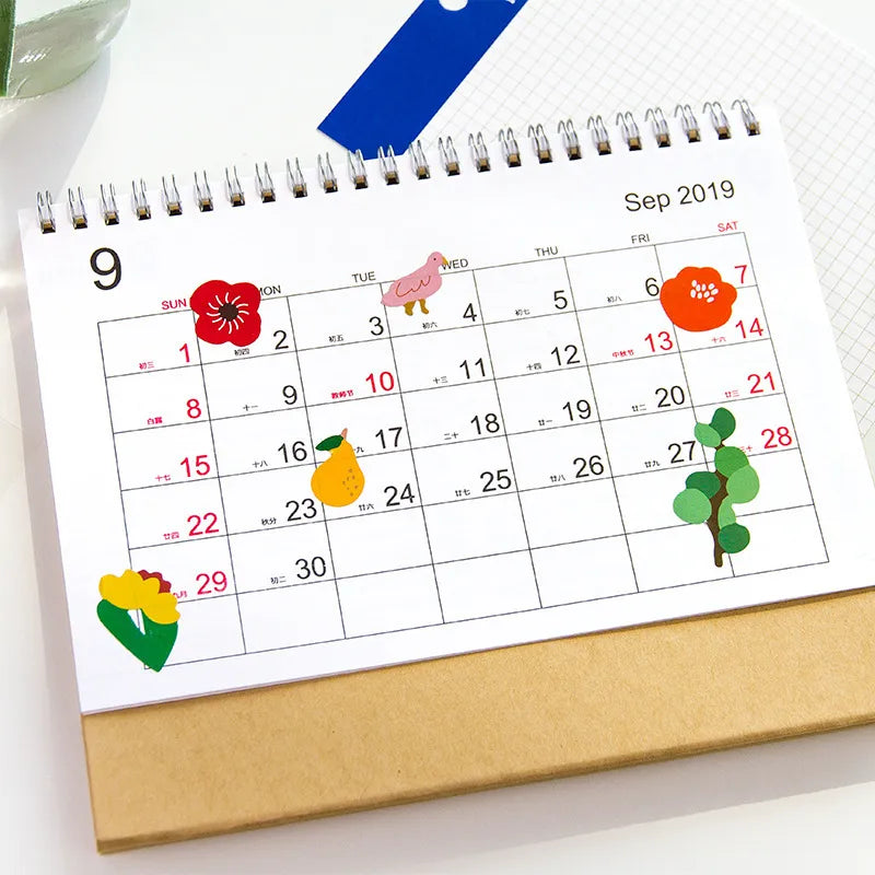 Cute Cartoon stickers ''Important Days''