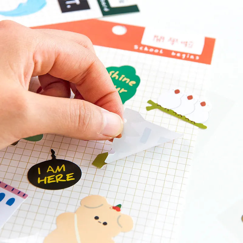 Cute Cartoon stickers ''Important Days''