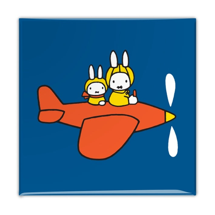 Miffy Magnet ''Miffy in Plane''