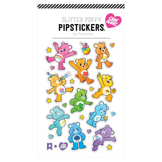 Care Bears Rainbow Friends, Glitter Puffy Stickers