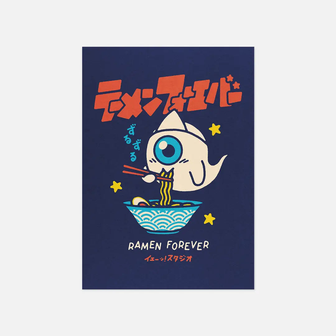 ''Ramen Forever'' Postcard