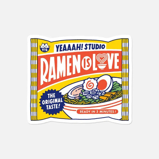 ''Ramen is Love'' Vinyl Sticker