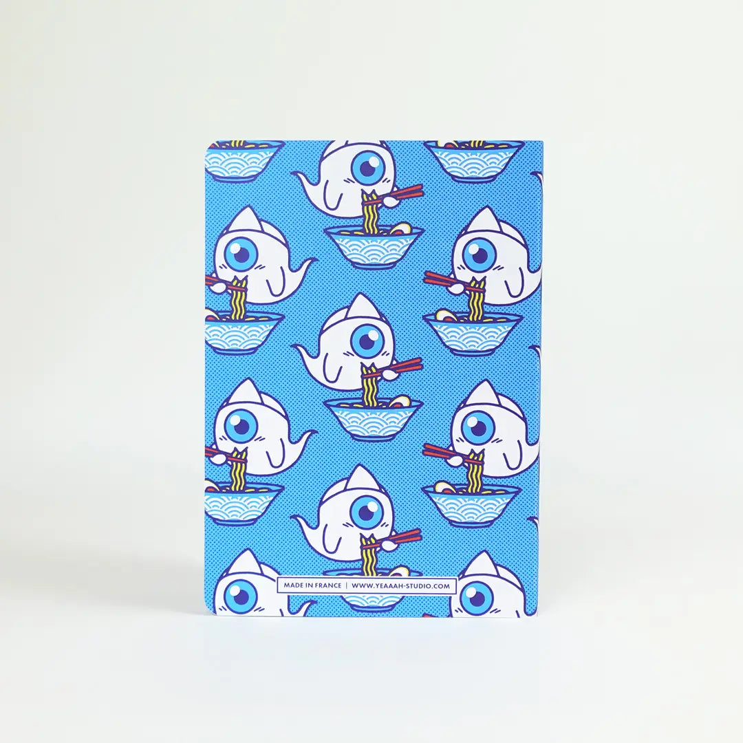 ''Yû Eating Ramen'' Notebook, 64 Pages