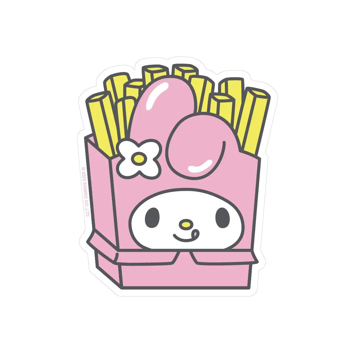 ''My Melody Fries'', Vinyl Sticker
