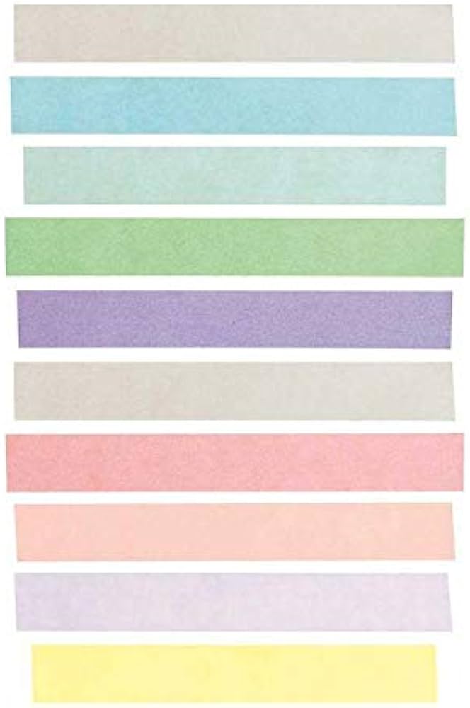 Tape Set, Maxi Pastel 10 pcs