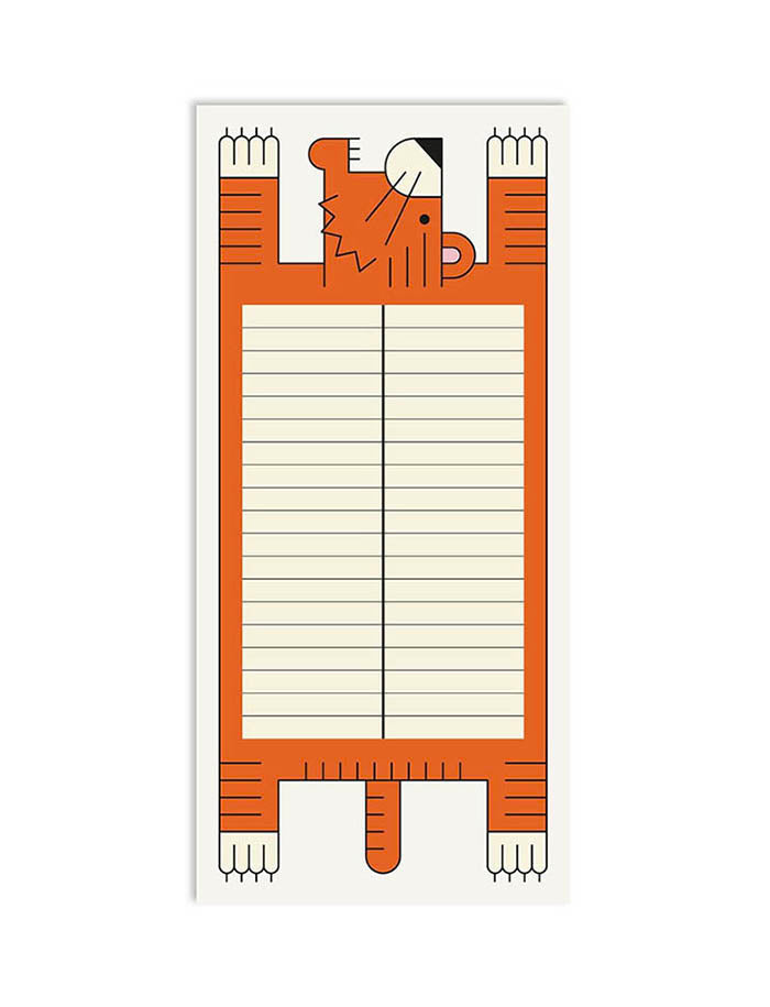 Notepad Long ''Tiger''